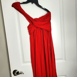 One shoulder dress
